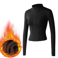 MXLLINA Winter Thermal Riding Horse Jacket Women Zipper Equestrian Coat Velvet Plush Thickened Sport Long Sleeve Top Clothing 1