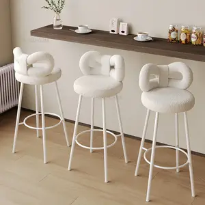 Taburetes de bar 2 unids/set de lujo nórdico moderno minimalista moderno  silla alta silla de bar bar bar cafetería silla bar sillas de bar (color