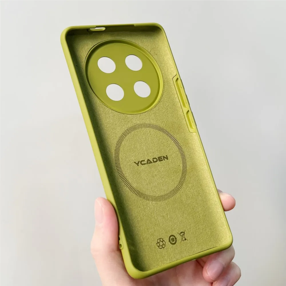 Candy Color Magnetic Liquid Silicone Case Cover