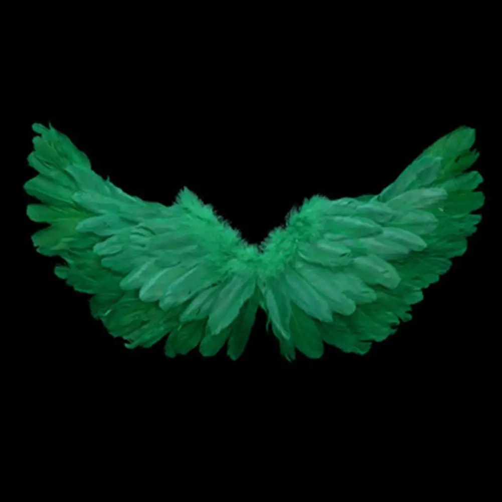 Engelsflügel, bunte Federflügel für Fotografie, Requisiten, Cosplay, elastische Riemen, Kinder, Erwachsene, Hochzeit, Halloween, Weihnachten, Geburtstag – Detail 4