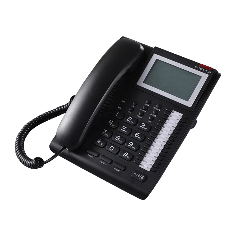 

Home Office Corded Landline English Telephone Convenient Call Number Check