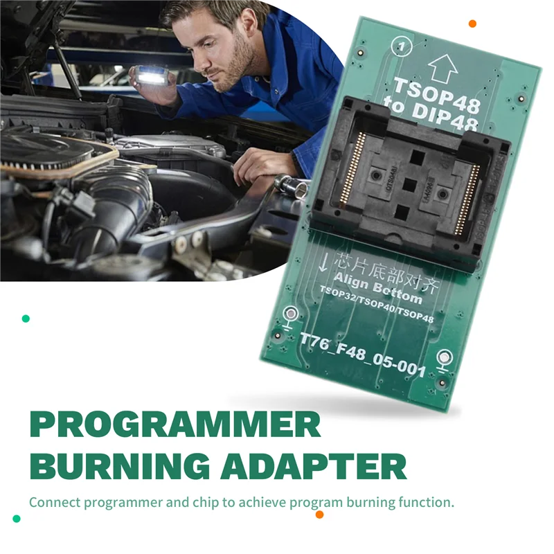 Xgecu TSOP32/TSOP40/TSOP48-DIP48 ZIF ���� ��Ʈ �����(T76_F48_05-001)�� ����� T76 ���α׷���