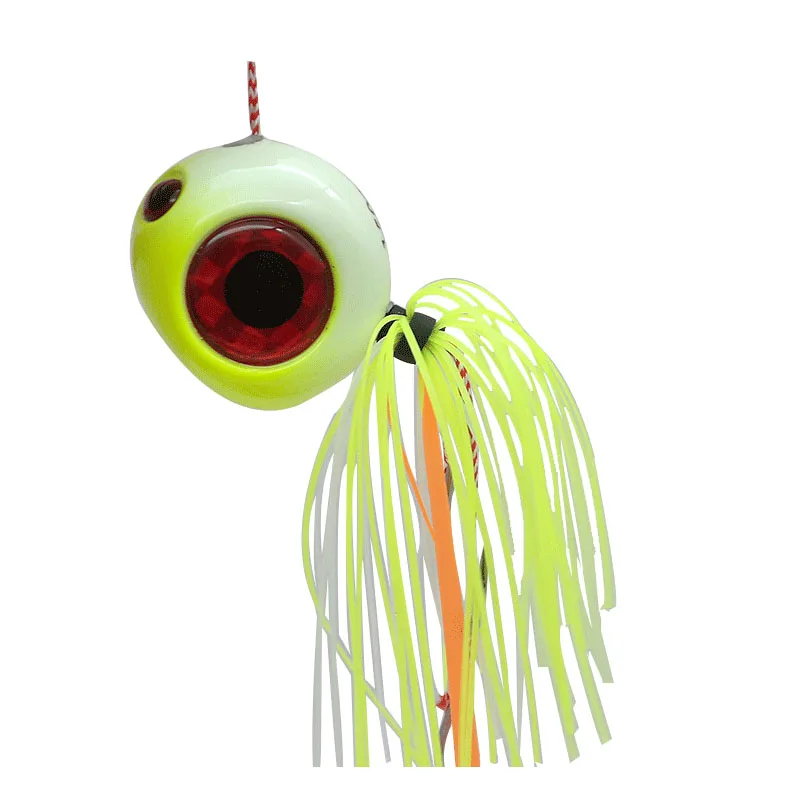 Fishing Glow Bait Jig Sliding  Jig Head 60g 80g 100g 120g 150g 200g 250g 300g Rubber Skirt Saltwater Bait  Fake Lure