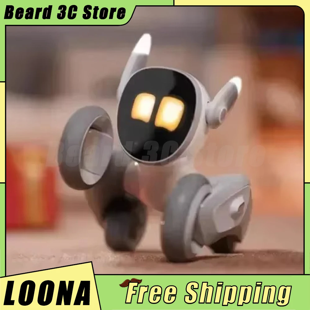 LOONA Smart Robot Luna Accompany Voice Dog Intelligent Emopet Robots Monitor Electronic Toy Game Robot Pet Gift For Kids Custom