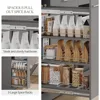 Kitchen Island with Trash Can Storage, 52" Rolling Kitchen Island on Wheels with Marble Countertop & Pull Out Spice Rack 6