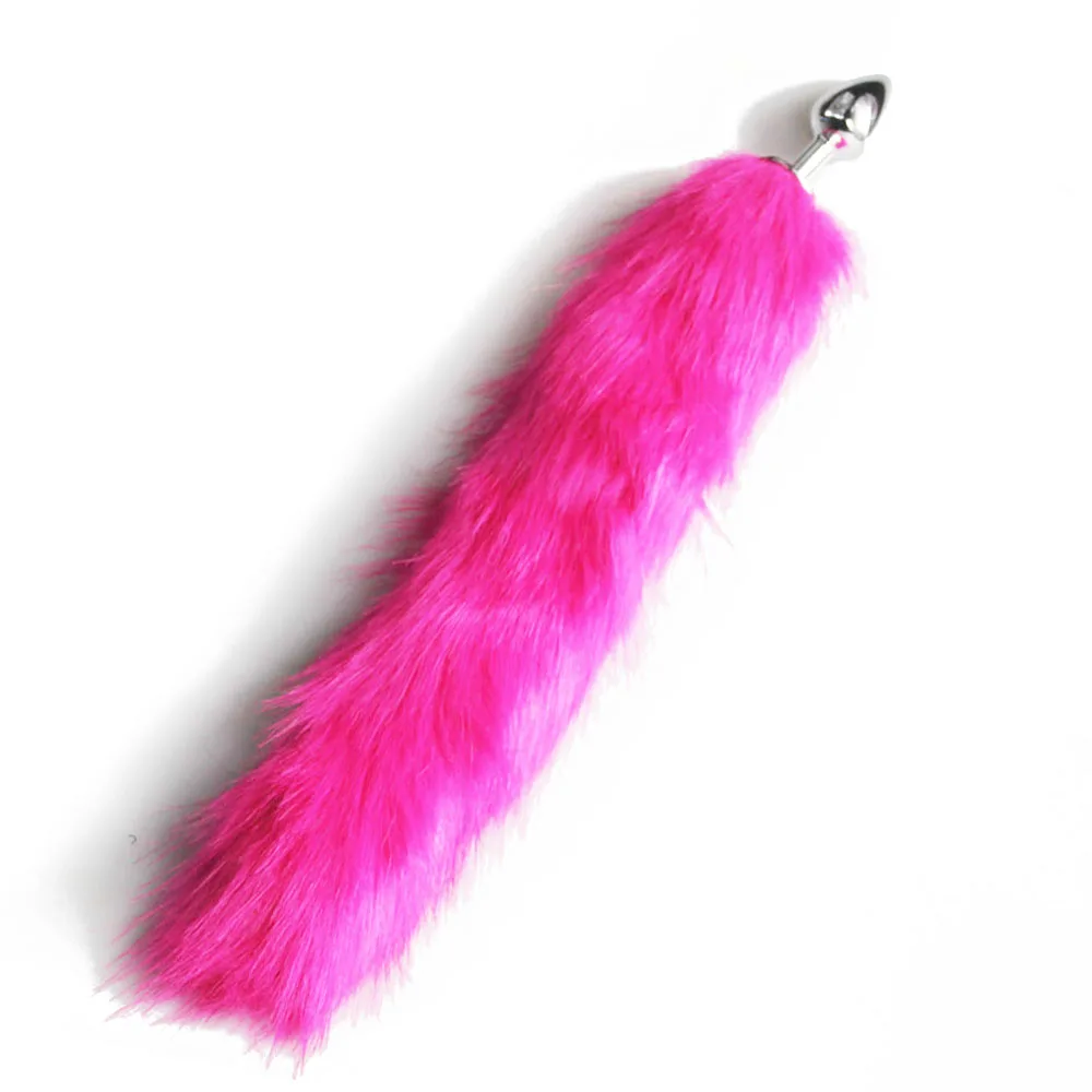 Pink Fox Butt Plug Tail Anal Teaser Comfort Furry Beginner Sex Toy Indeed Explore Ass Dog Play Women stimulate Furry Cosplay