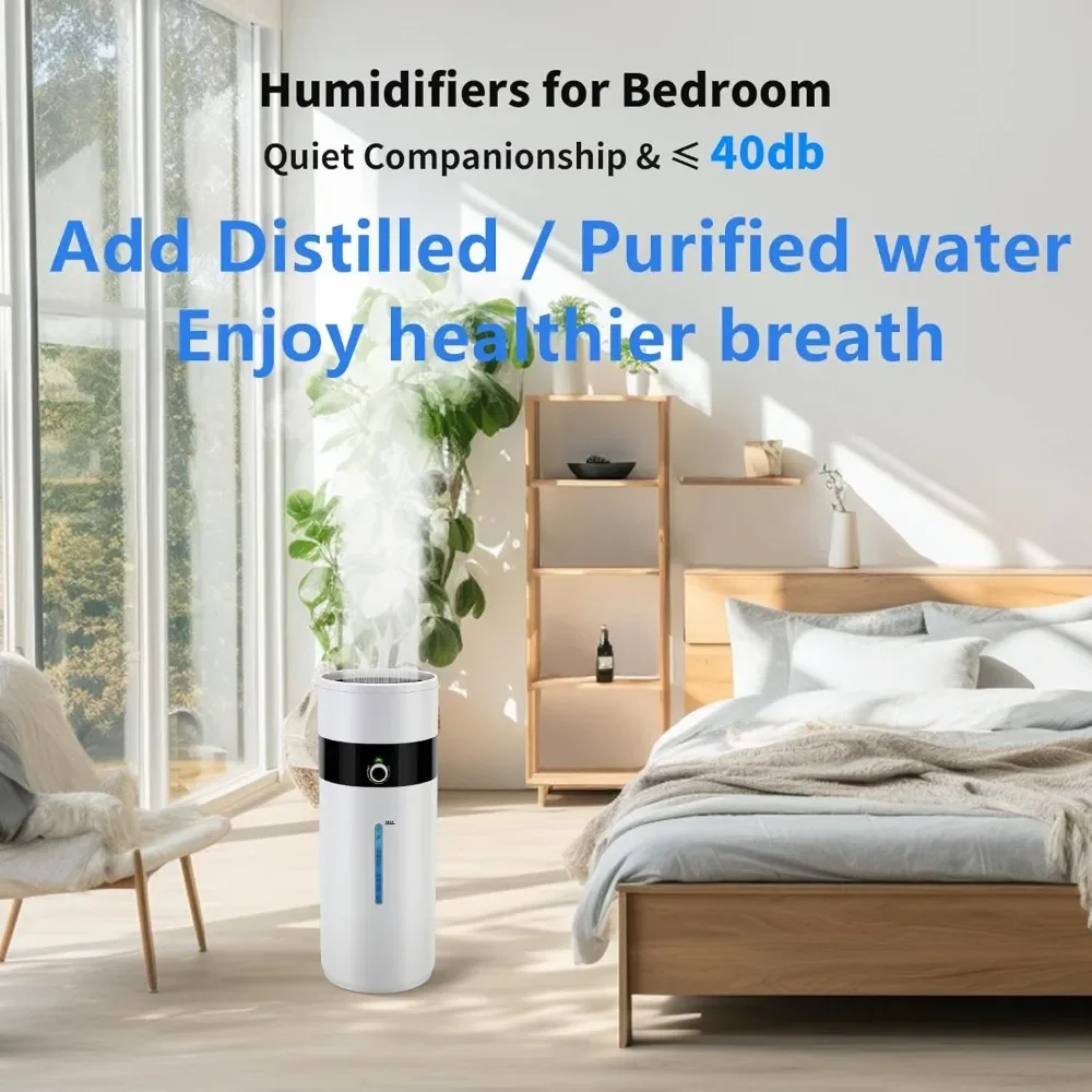 18L 4.76Gal Ultrasonic Topfill Cool Mist Air Humidifier with 360&deg; Nozzle for Baby Plant Yoga Home Office Bedroom Greenhouse