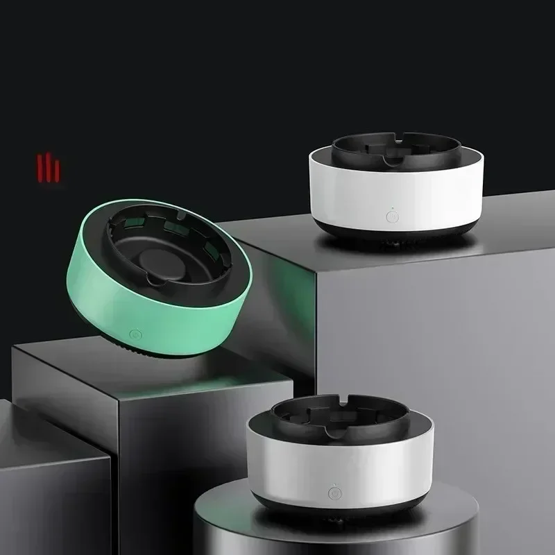 Smoke Removal Air Purification Ashtray Anion Secondhand Smoke Purifier Portable Car Ashtray Home Gadgets Smoking Accessories
