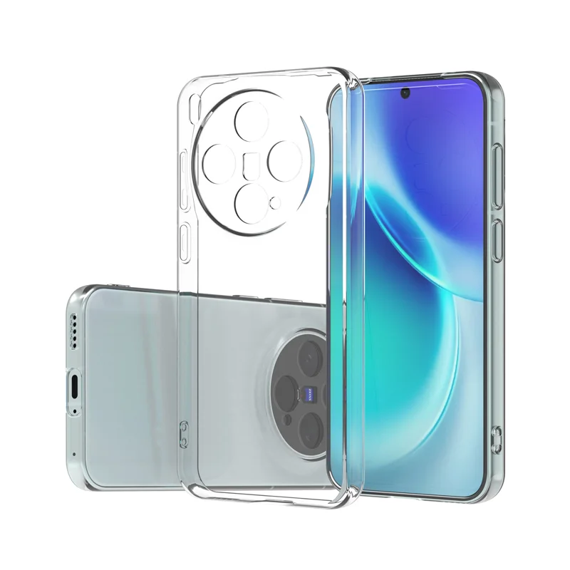 Ultra Thin Transparent TPU Soft Back Cover - Clear Bumper Case