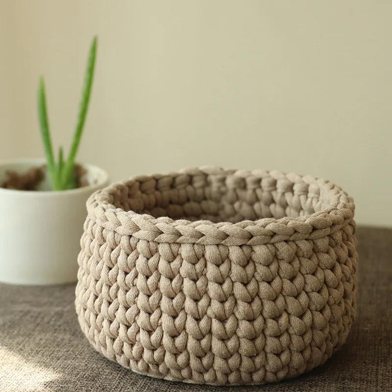 100g Core Spun Yarns 5mm Thick Abrasion-Resistant Cotton Nylon Blended Yarns DIY Crocheting Handbag Yarns 6
