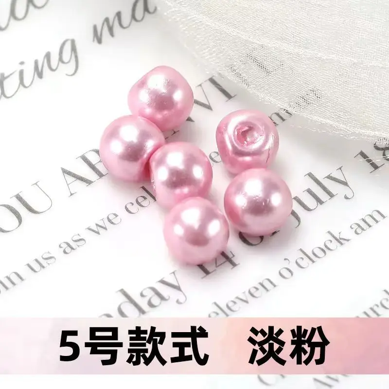 Sewing buttons 100pcs 6mm 8mm10mm 12mm 15mm 18mm pearl buttons for clothing sewing accessories women baby clothing material 2