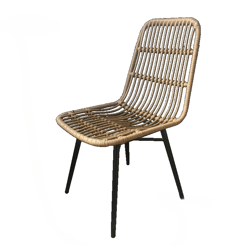 

Luxury Rattan Outdoor Chairs Nordic Minimalist Modern Wrought Iron Leisure Garden Chair Balcony Beach Sillas Outdoor Furniture