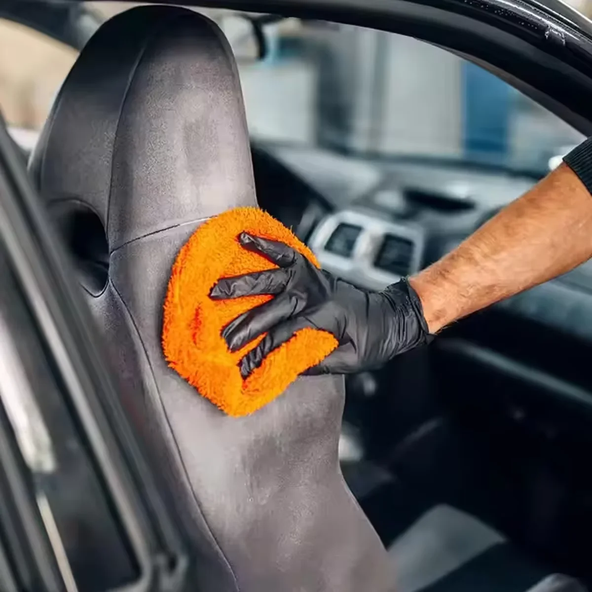 Black Gloves Suitable for Car Maintenance Nail Art Hair Dyeing Durable Oil Resistant Waterproof Gloves 20 50 100Pcs