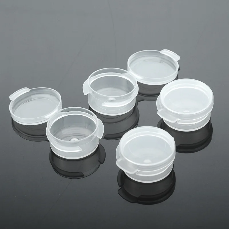 

5g Empty Transparent / White Cream Container, Small Skin Care Cream Jar , Ointment Sample Plastic Container ,Mini Medicine Box