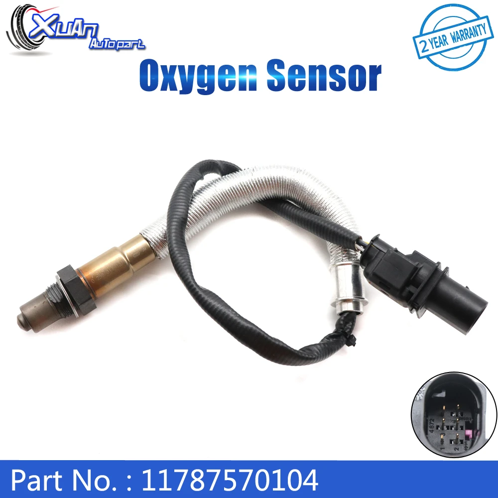

XUAN Air Fuel Ratio Lambda O2 Oxygen Sensor 11787570104 for BMW E81 E82 E84 E87 E88 E90 E91 E92 E93 1 3 X1 120i 320i 18i 05-15