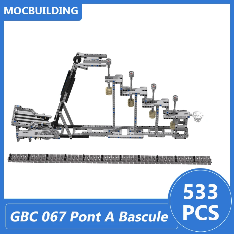 

GBC 067 Pont A Bascule Model Moc Building Blocks Diy Assemble Bricks Creative Educational Children Xmas Toys Kids Gifts 533PCS