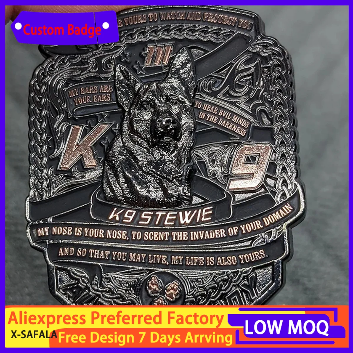 

Lewisburg полицейский отряд, солдатская армия, 3D индивидуальный значок, вызов, монета, оптовая продажа от производителя