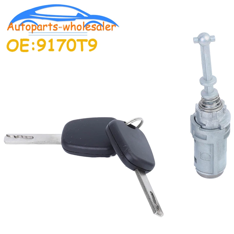 Citroen Door Lock Barrel Front Left 2002-2010 C2 C3 Compatible