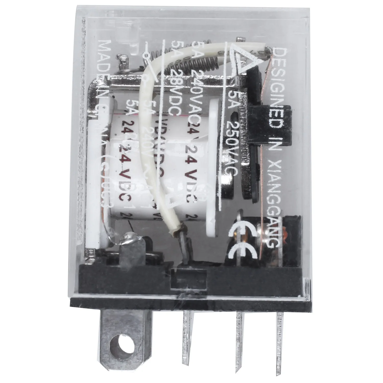 DC 12V Coil 10A 240VAC 28VDC DPDT Electromagnetic Relay JQX-13F2Z 2