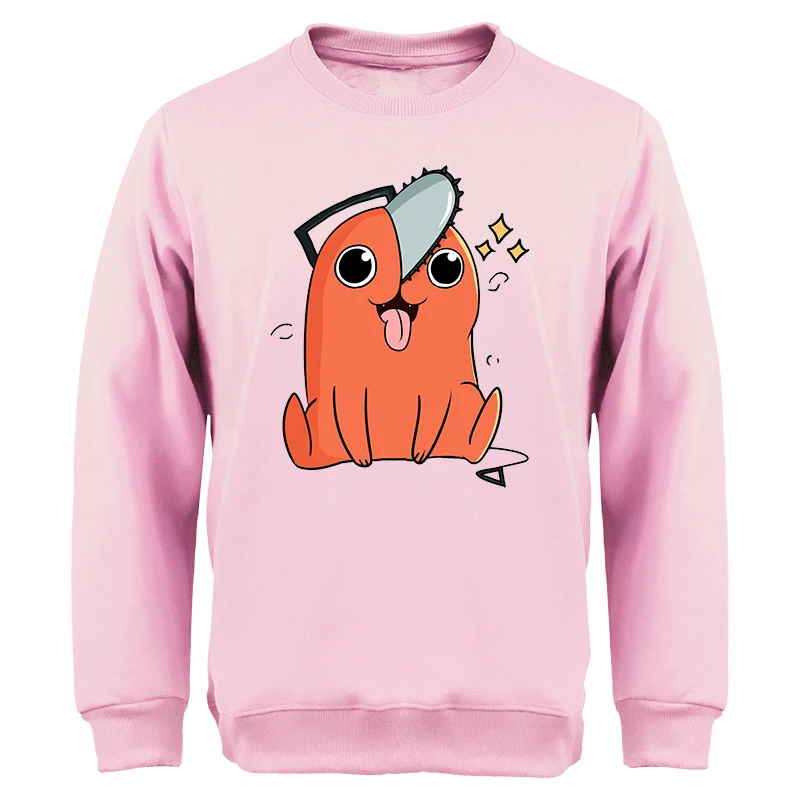 

Hot Japan Anime Print Chainsaw Man Crewneck Sweatshirts Cute Kawaii Pochita Denji Hoodies Oversize New Sportswear Sudaderas