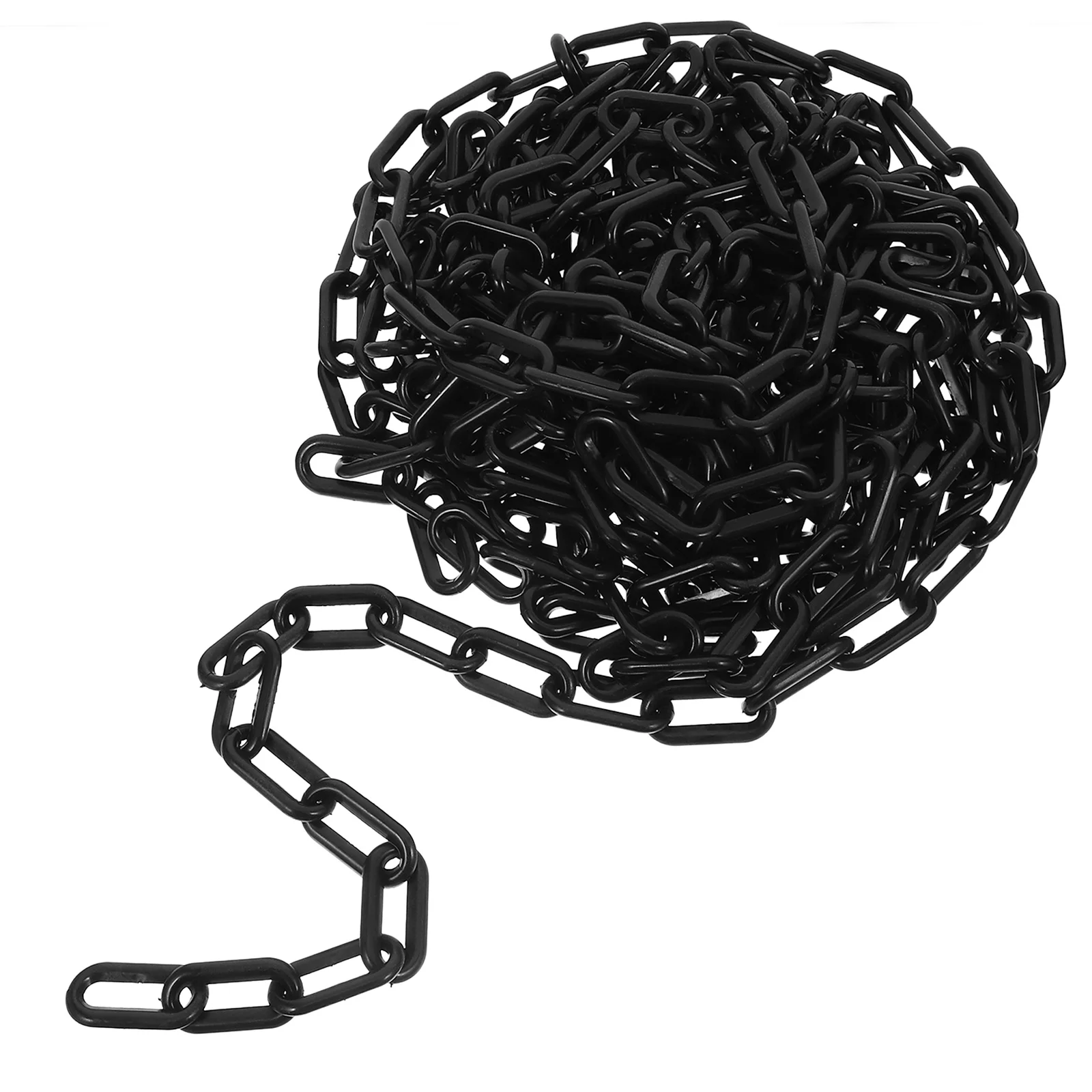 Plastic Safety Chain High Strength Material Traffic Safety Equipment Crowd Control Chain Warning Color Barrier