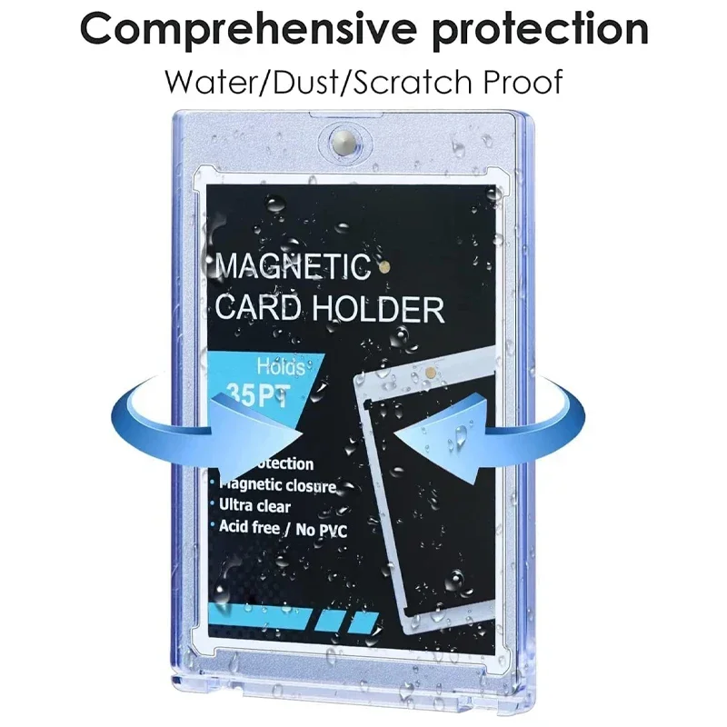 Universal Magnetic Card Holder Kpop Idol Photocards Protectors 35PT Hard Cards Sleeves Display Case 10/5/1PCS