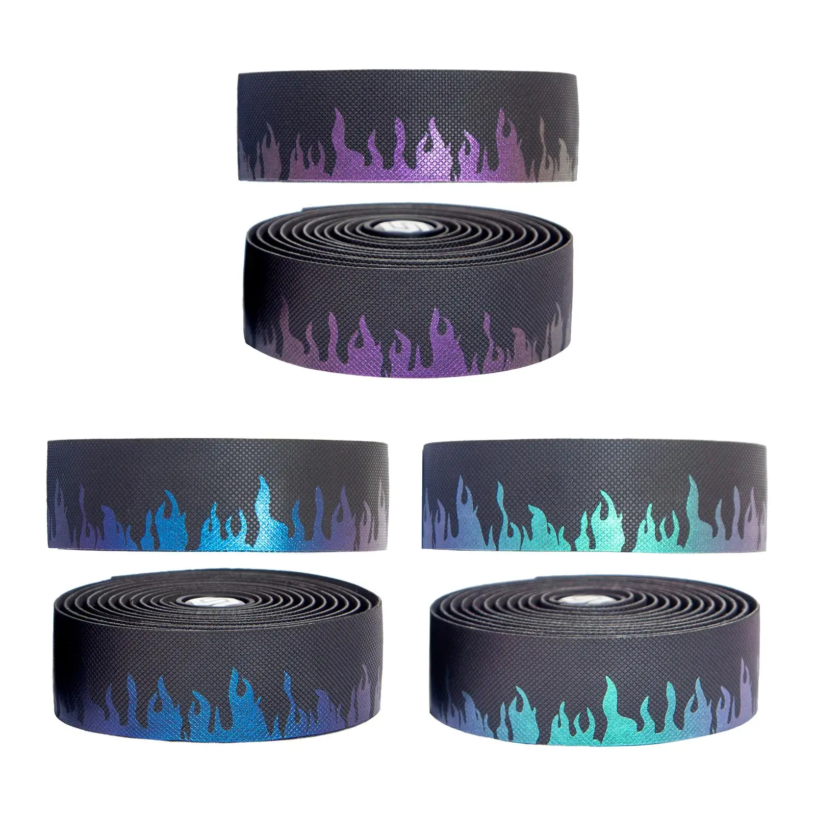 2x Road Bike Handlebar Tapes, Cycling Handle Wraps Anti Slip EVA PU Breathable