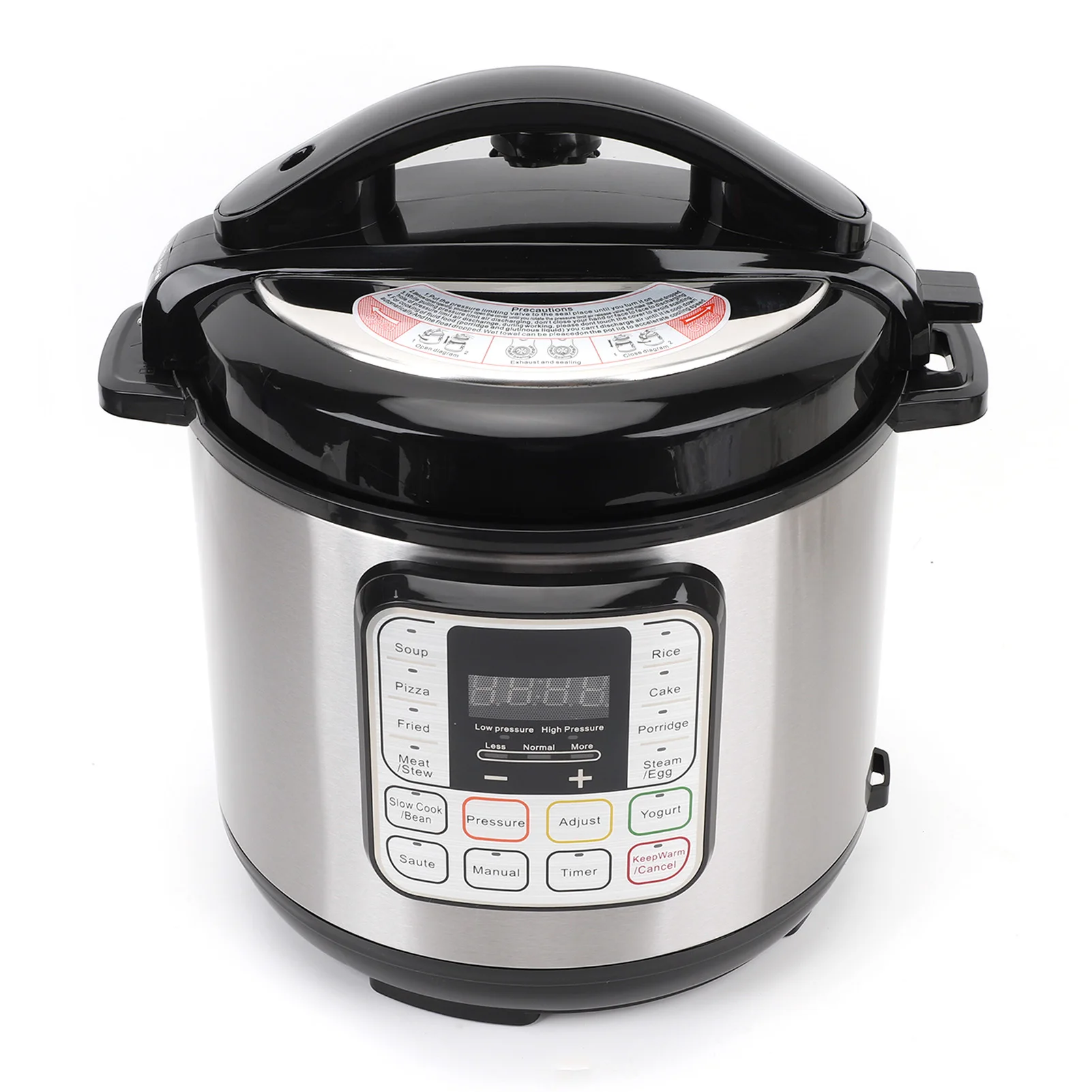 Slow Rice Cooker Multi Functional Pressure Cooker Dishwasher Easy To Operate with Rice Spoon Measuring Spoon for Steam Pot