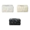Rectangular Napkin Storage Box Napkin Organizer Cover Ceramic Tissue Box for Desk Office Bedroom Car Restaurant 1