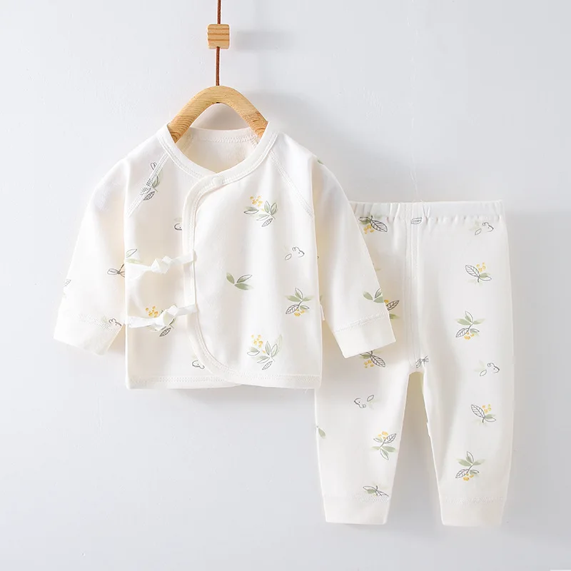 New Born Clothes For Girl Boy Spring Autumn Clothing New Pure Cotton Baby Split Set Cotton Newborn Baby Girl Boy Infant Casual