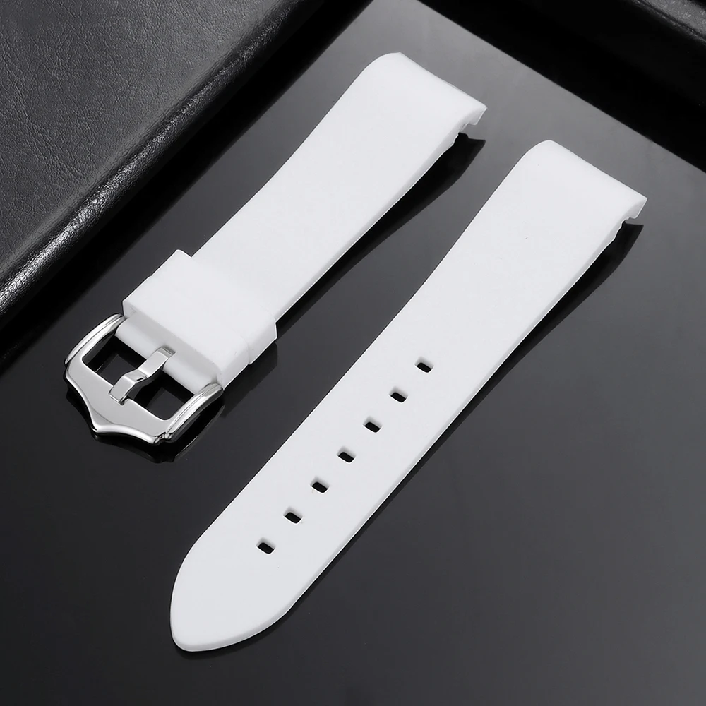 Premium Soft Curved End Silicone Watch Strap - Universal Fit