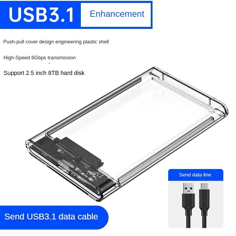 External Hard Drive Enclosure Type-C to SATA