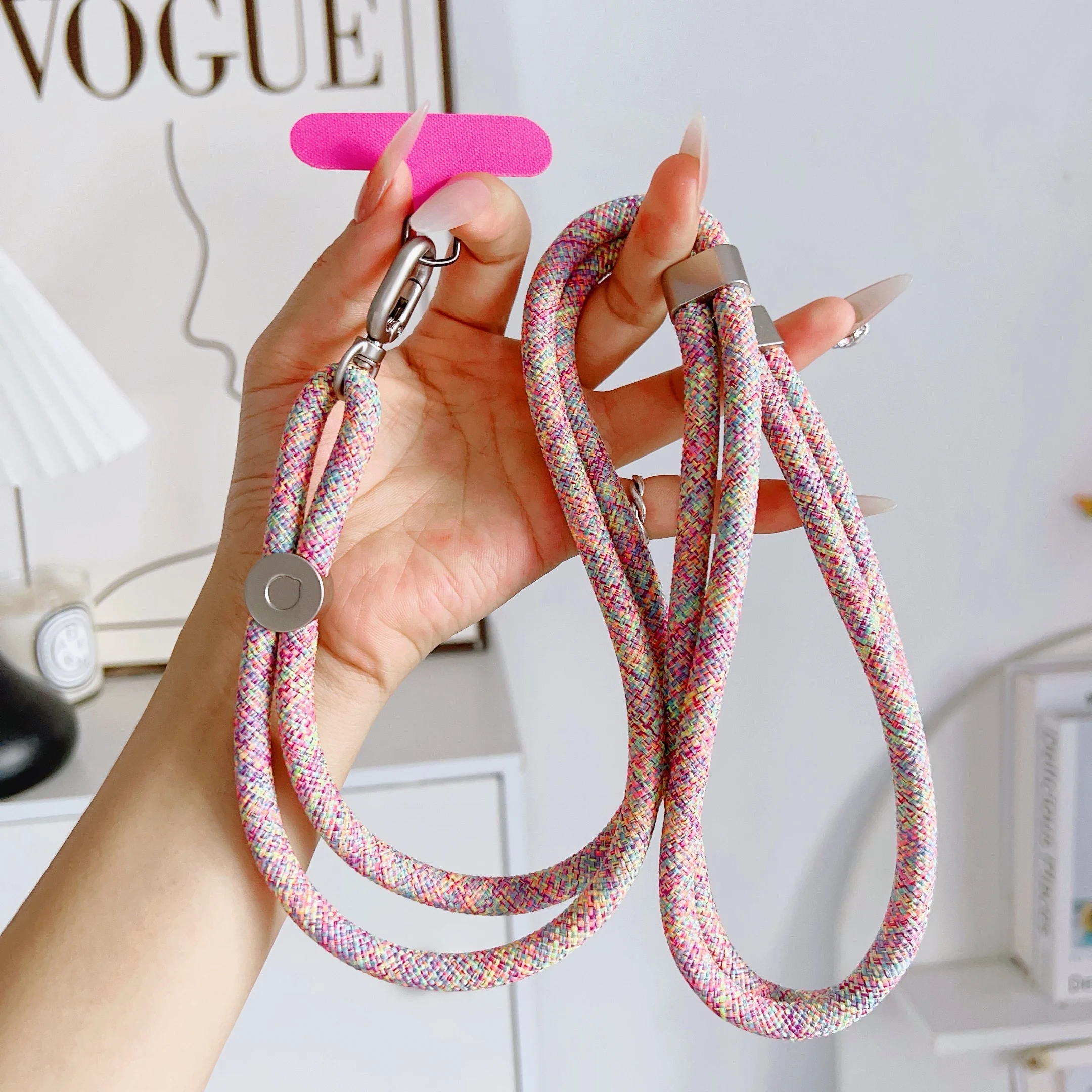 Versatile and Durable Universal Phone Crossbody Lanyard with Adjustable Anti-Loss Strap