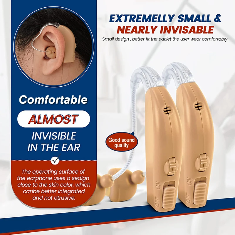 Hearing Aids Sound Amplifier Hearing Aid for the Deafness Adjustable