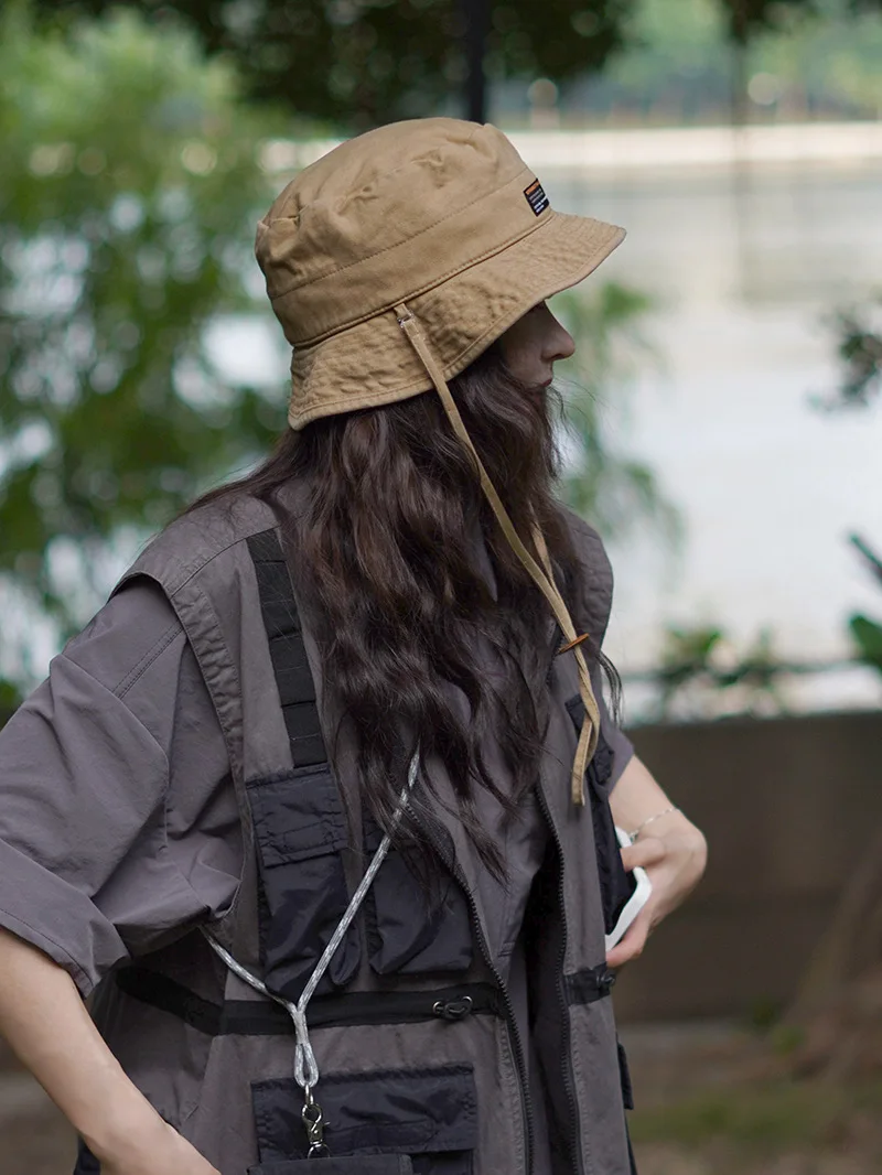 Topi Bucket Bucket Hat Fashion Women Bucket Hat Couple Bucket Hat