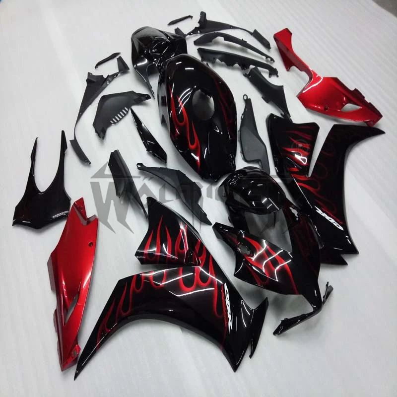 

injection Fairings for CBR1000RR 2012 2013 2014 2015 2016 red flames CBR 1000RR 12 13 14 15 16 ABS Plastic Bodywork Set