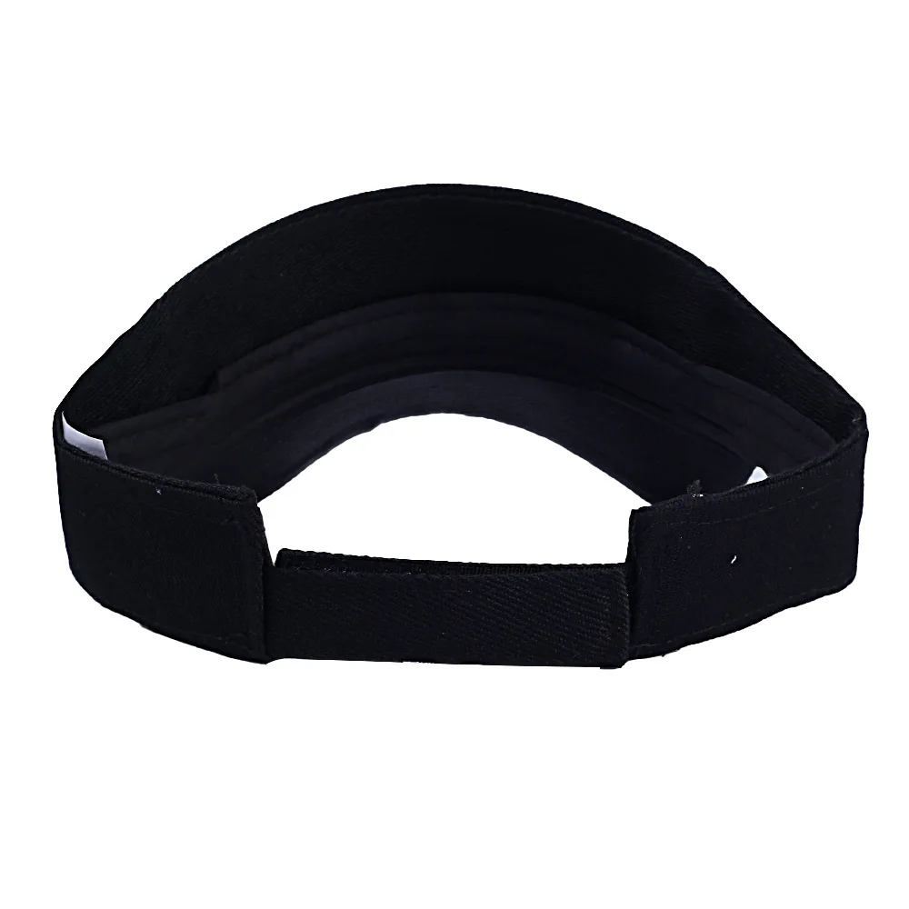 Summer Sun Hats Men Women Cotton Adjustable Visor UV Protection Top Empty Solid Sport Tennis Golf Running Sunscreen Baseball Cap 4