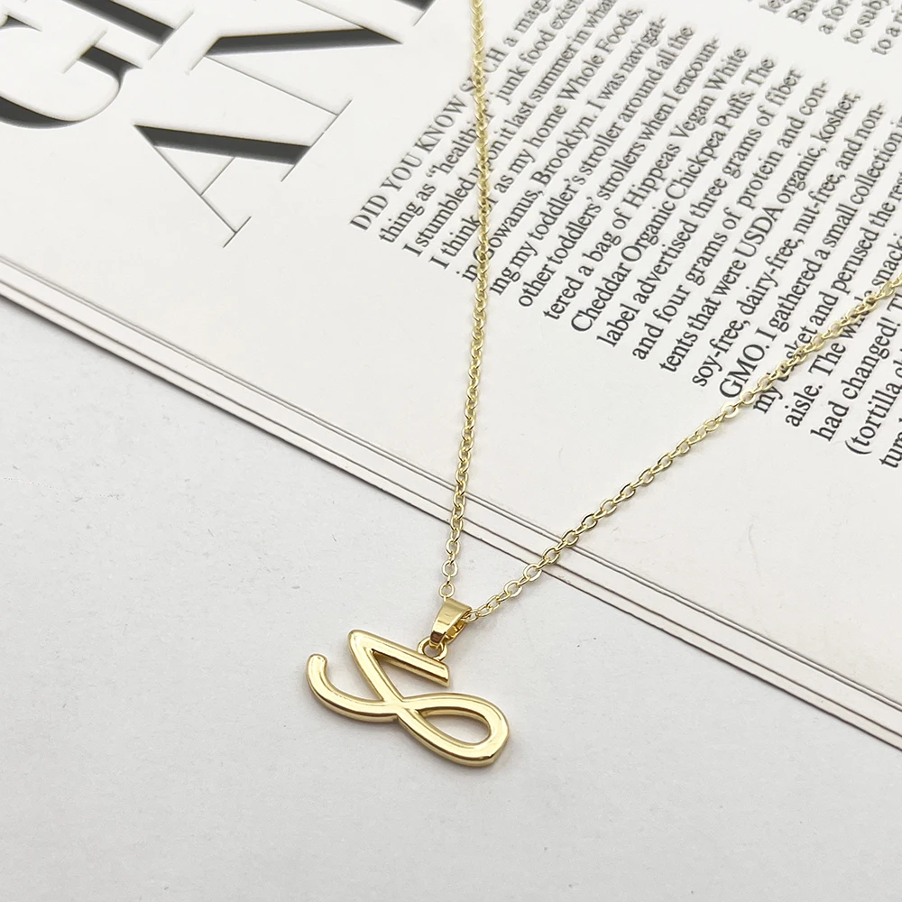 Kpop Fashion Jeon Jung Kook Cosplay Necklace Letter Pendant Korean