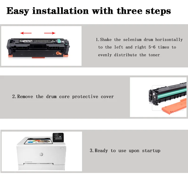 Description Picture 6 of item207X W2210X W2211X W2212X W2213X EMEA CIS Toner Cartridge for HP Color Laser Jet Pro M255dw/282/282nw/283fdw/283fdn