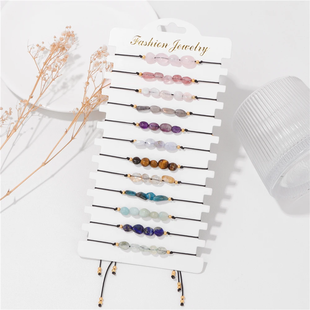 قابل للتعديل مضفر أساور مجموعة للنساء ، غير النظام...