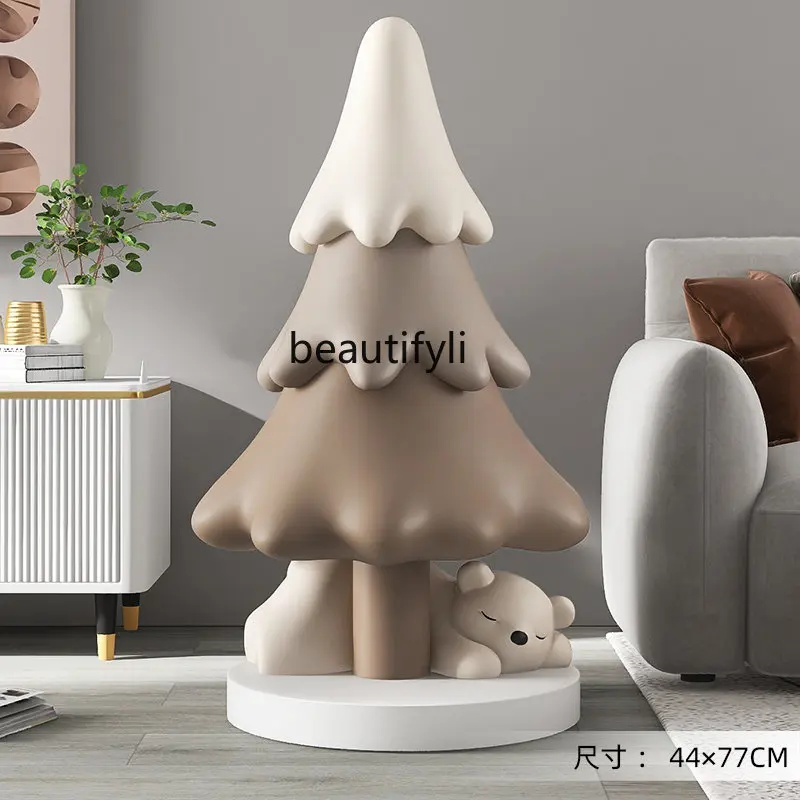 

CXH TV Cabinet Sofa Home Decorations Bear Christmas Opening and Housewarming Gift