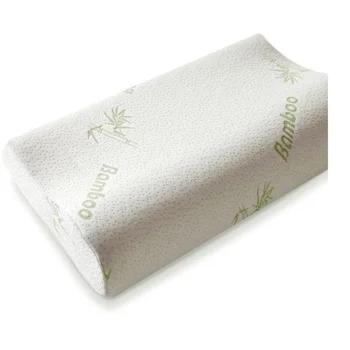50x30cm Bamboo Fiber Pillow Slow Rebound Health Care Memory Foam Pillow Memory Foam Pillow Orthopedic Pillows Support Neck Relief