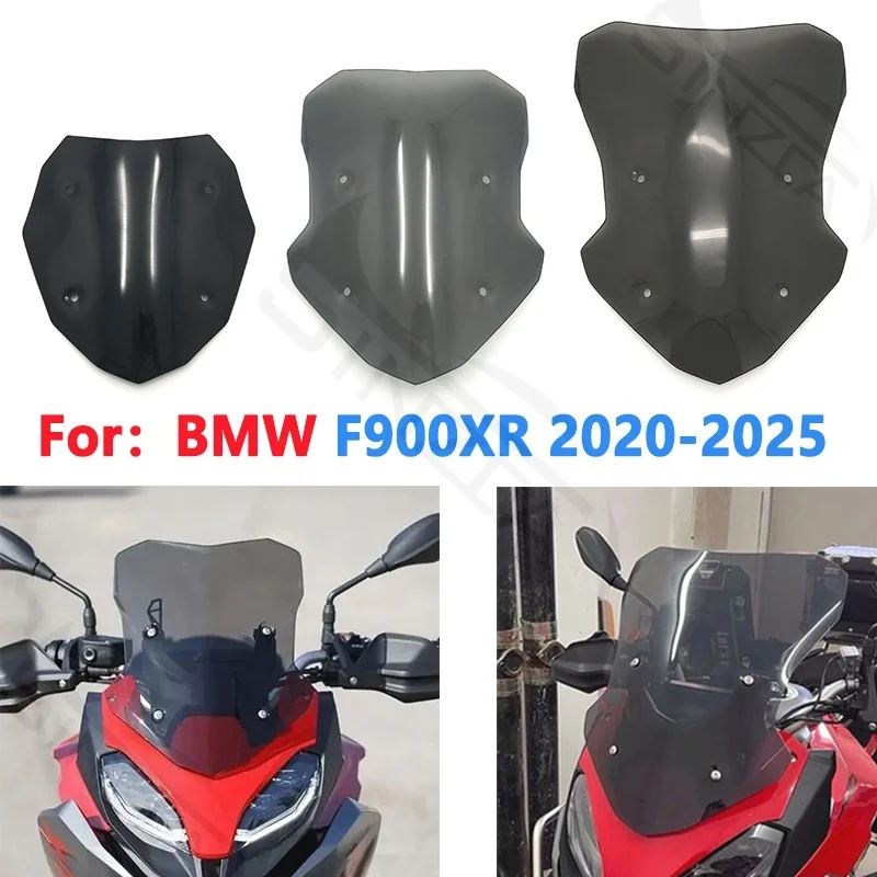 Motorcycle windshield For BMW F900XR F900 XR F 900XR 2025 Gray