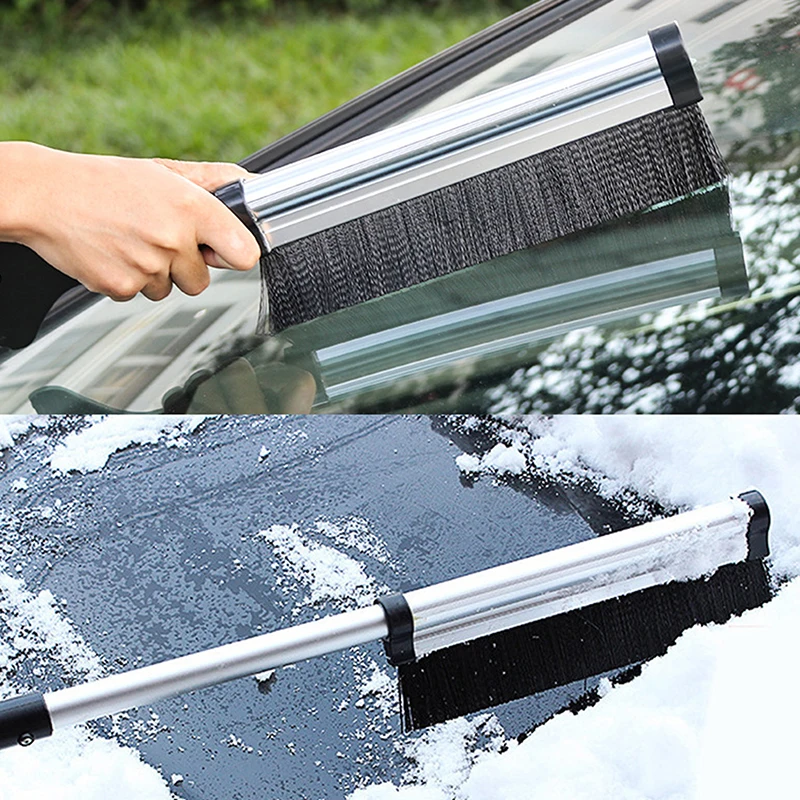 Car Snow Brush Windshield Wiper Snow Shovel Extendable Cleaning Tool