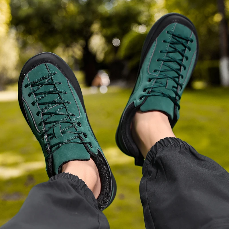 2026 New Men's Wide Width Shoes Minimalist Barefoot Sneakers Hiking Zero Drop Running Shoes Outdoor Wide Toe Non-Slip Sneakers 4