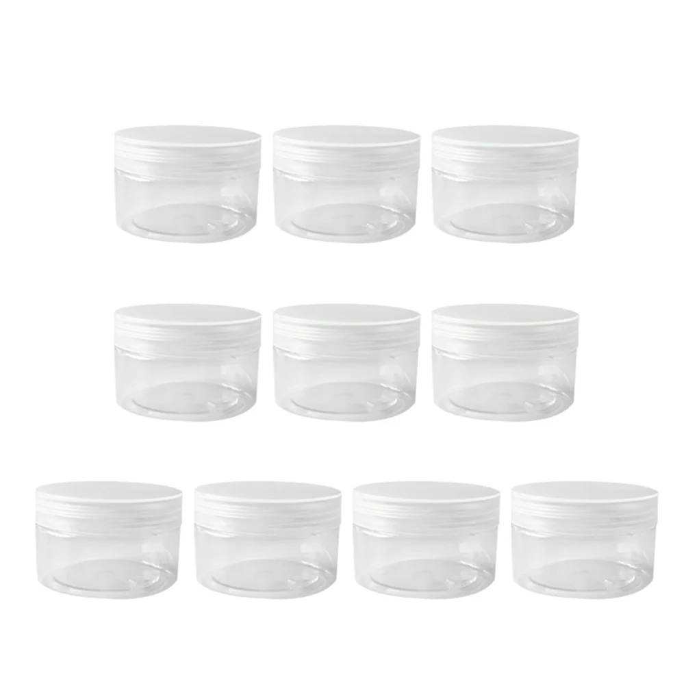 

10 Pcs Wide Mouth Buttercream Travel Containers for Toiletries Biscuit Empty Jar