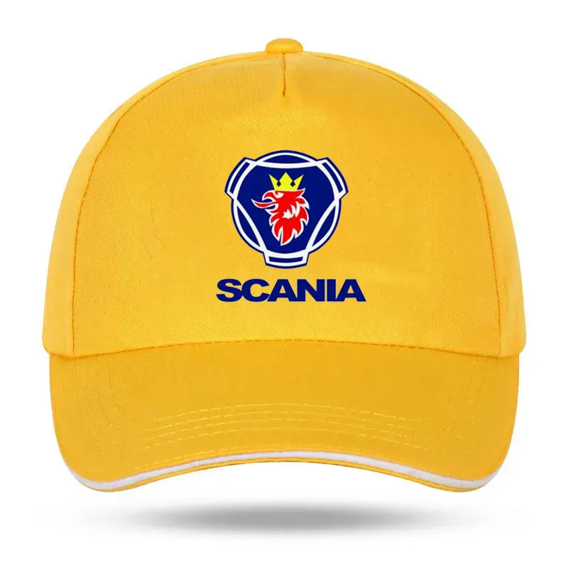 Sweden Saabs Scanias Baseball Cap Vintage Distressed Washed Sun Cap Unisex Style Outdoor Summer Adjustable Caps Casual mens cap 3
