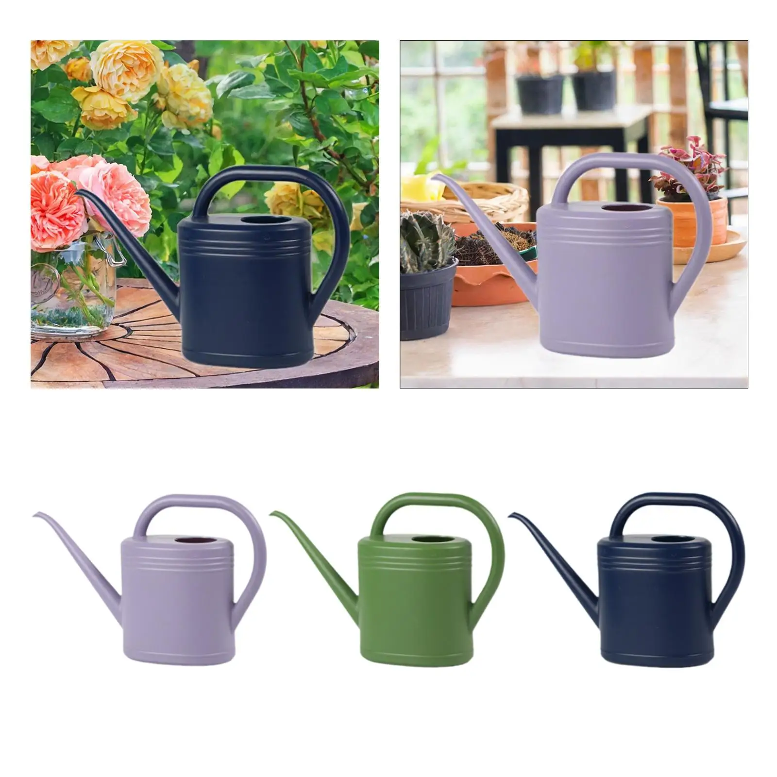 2L Watering Can Watering Bottle with Comfortable Handle Pot for House Plants Indoor Outdoor Plants Garden Flowers