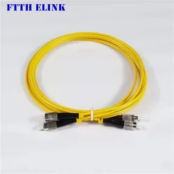 Cable de conexión de fibra dx FC-FC, cable doble monomodo de 3,0mm, 1m2m3m5mtr G652D, puente de fibra óptica, ELINK 20 piezas, envío gratis