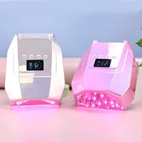 98W Professional Twin Light Durable Cordless Pro Mirror-finish Interior Low Heat Model Rechargeable Gel Dryer UV LED Nail Lamp 1